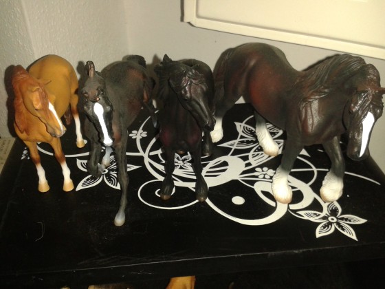 Meine CollectA Pferde