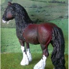 My NEW repaint 2013 Shire mare of Schleich